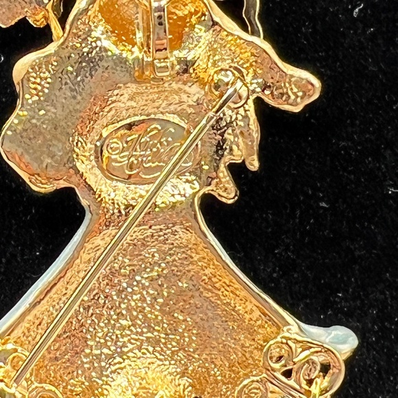 RARE- New Authentic Kirks Folly Alice in Wonderland Pin Brooch and Necklace - Picture 10 of 11